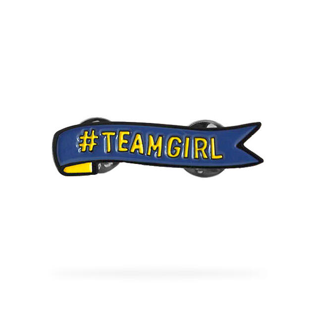 Pins #TeamGirl WAGGGS Team Girl Pin