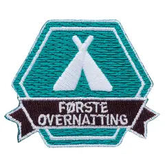 Første overnatting SS Motivasjonsmerke Første overnatting