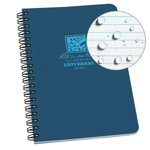 Vannfast spiralbok Rite In the Rain No273 Blue