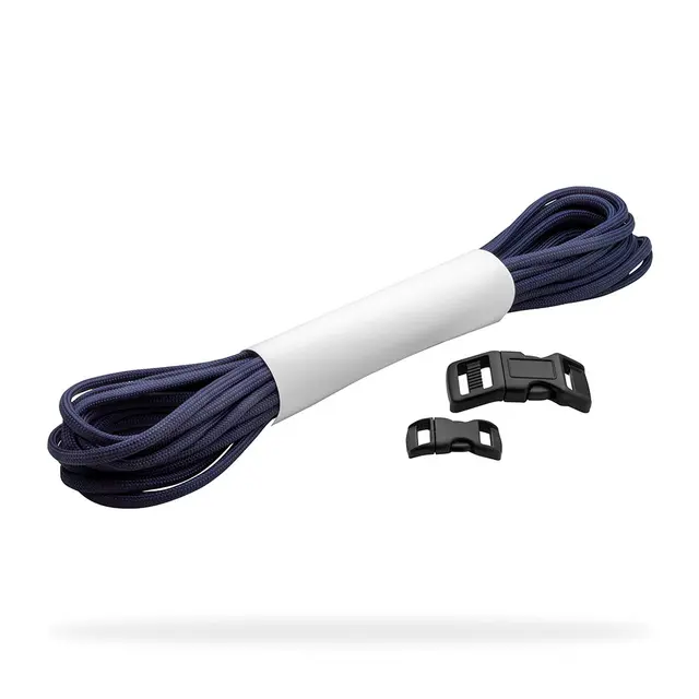 Armbånd gjør det selv 2 pk. Paracord 550 DIY Kit Mørk blå 