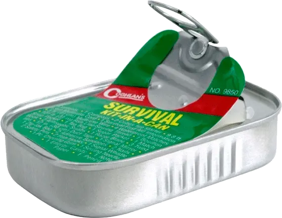 Overlevelsessett Coghlans Survival Kit-In-A-Can 
