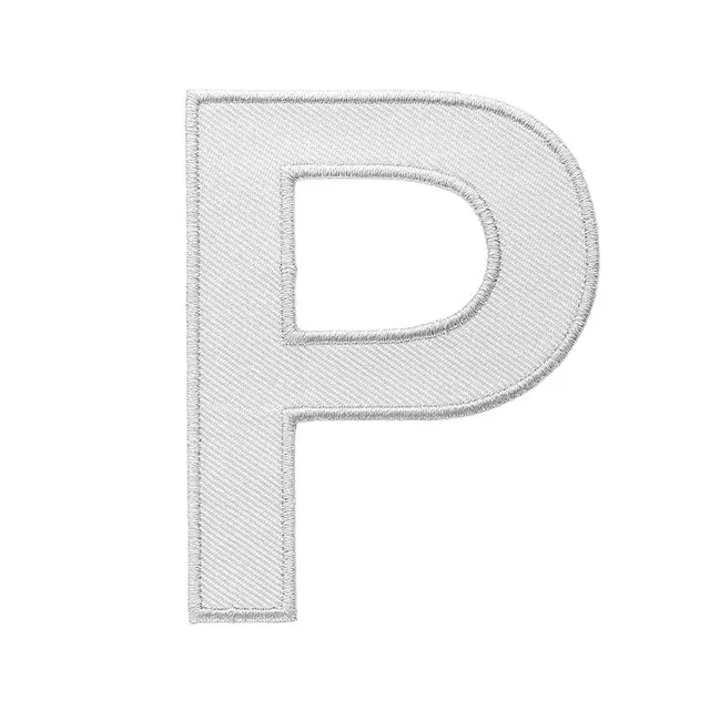 Bokstaver P NSF Bokstav P Hvit 