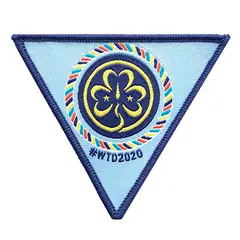 Tenkedagsmerke 2020 WAGGGS World Thinking Day Cloth Badge
