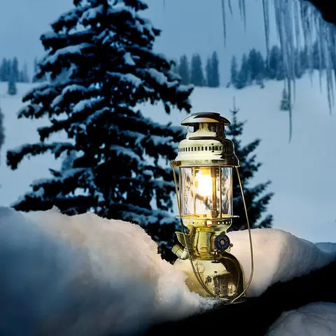 Parafinlampe Petromax HK500 Brass