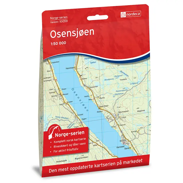 Osensjøen Nordeca Norge 1:50 000 10059 