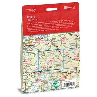 Tafjord Nordeca Norge 1:50 000 10071