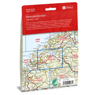 Romsdalsfjorden Nordeca Norge 1:50 000 10077