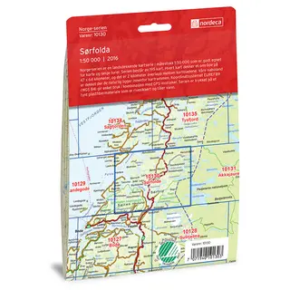 Sørfolda Nordeca Norge 1:50 000 10130