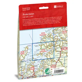 &#197;nderdalen Nordeca Norge 1:50 000 10147