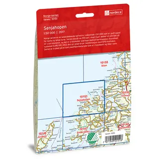 Senjahopen Nordeca Norge 1:50 000 10151