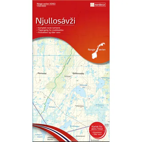 Njullosavzi Nordeca Norge 1:50 000 10163