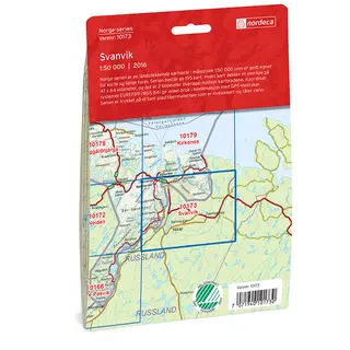 Svanvik Nordeca Norge 1:50 000 10173