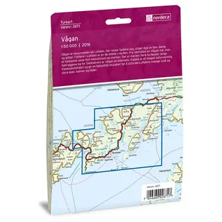 V&#229;gan Nordeca Turkart 1:50 000 2671