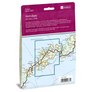 Vestv&#229;g&#248;y Nordeca Turkart 1:50 000 2673