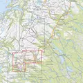 Sverige: Ammarnäs–Hemavan Calazo Turkart 1:50 000 Kungsleden