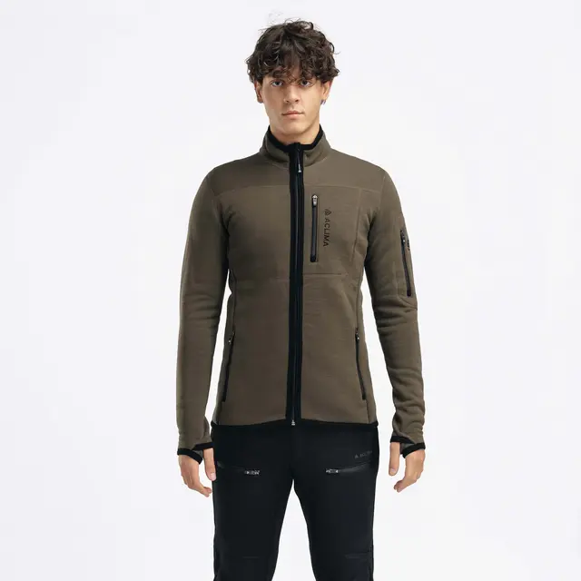 Jakke til herre XS Aclima Fleecewool Jacket M XS 356 