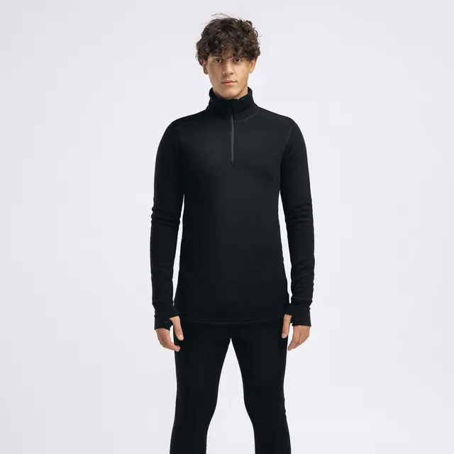 Genser til herre XS Aclima Fleecewool Polo Zip M XS 123 
