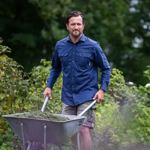 Skjorte til herre Aclima Reborn Woolshirt M 305