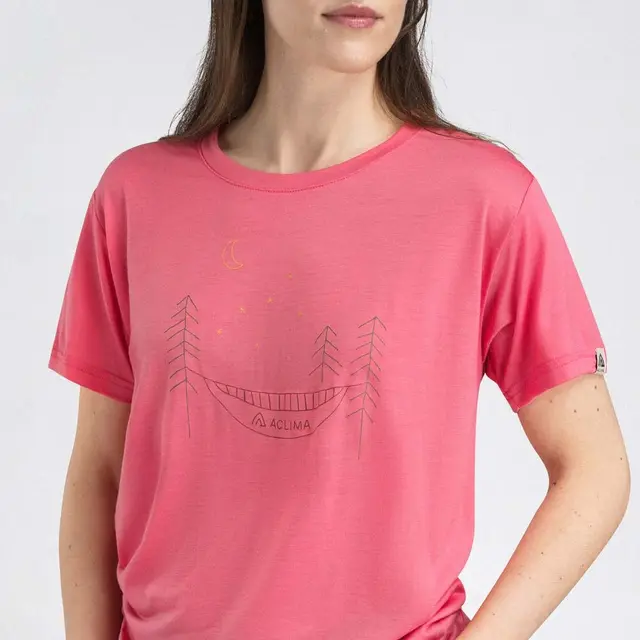 Skjorte til dame XS Aclima Lightwool 140 Tee Forest W XS 475 