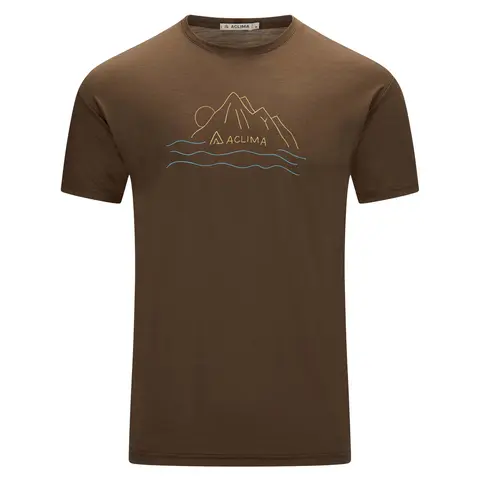 Skjorte til herre Aclima Lightwool 140 Tee Sunset M 311