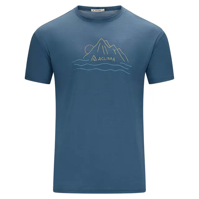 Skjorte til herre M Aclima Lightwool 140 Tee Sunset M M 473 