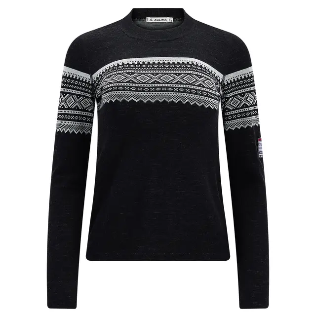 Trøye til dame XS Aclima Designwool Marius Crew W XS 500 