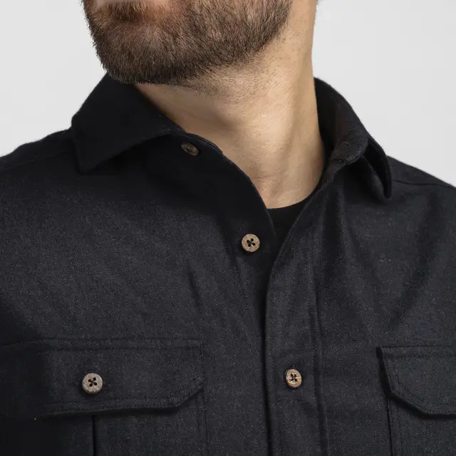 Skjorte til herre L Aclima Reborn Woolshirt M L 276 