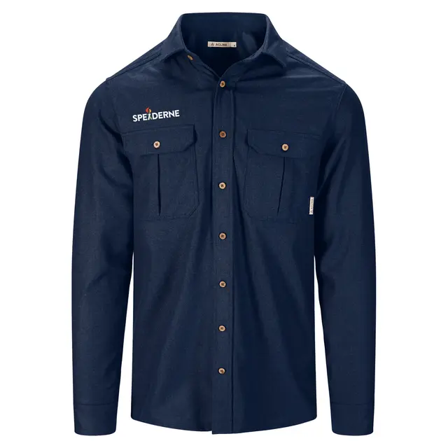 Skjorte til herre Aclima Reborn Woolshirt M 305 Speiderne 