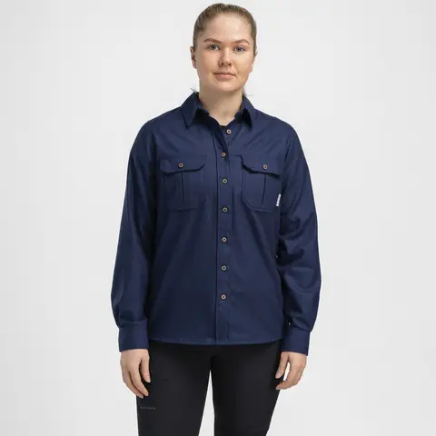 Skjorte til dame Aclima Reborn Woolshirt W 305 Speiderne
