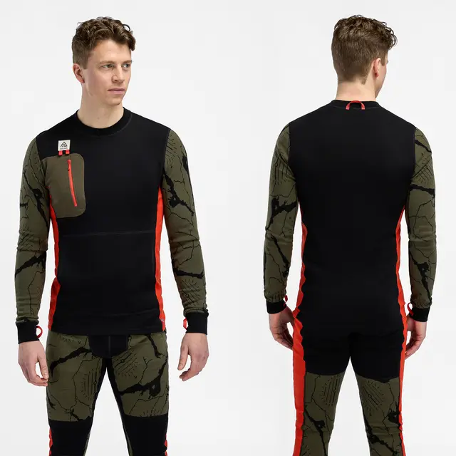 Trøye til herre XS Aclima Warmwool Monsen Crew M XS 489 