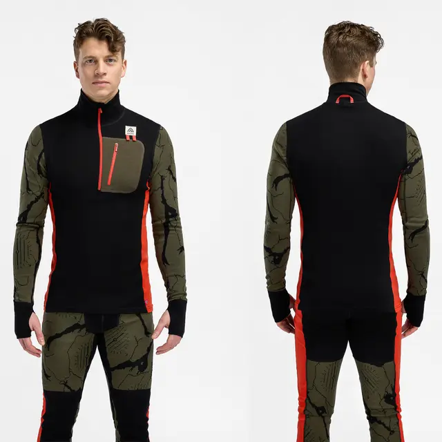 Trøye til herre M Aclima Warmwool Monsen Polo M M 489 