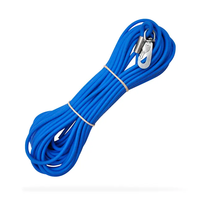 Langline til hund 15 meter Alac Sporline Vinter Ø 6 mm Blue 