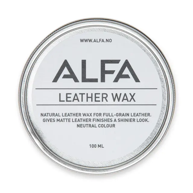 Impregnering for sko Alfa Leather Wax 100 ml 