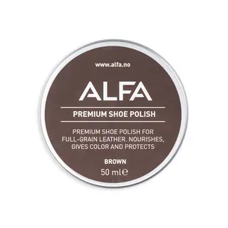 Skokrem brun Alfa Shoe Care Polish 0202