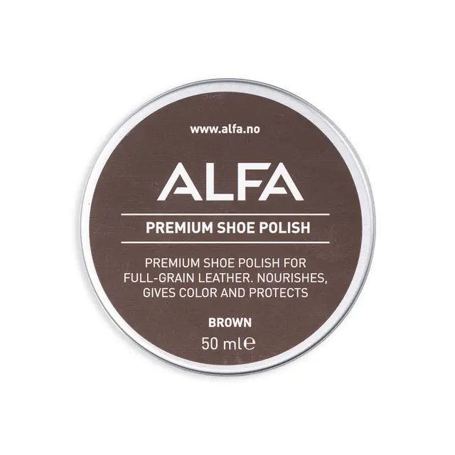 Skokrem brun Alfa Shoe Care Polish 0202 