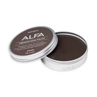 Skokrem brun Alfa Shoe Care Polish 0202