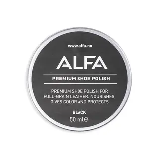 Skokrem sort Alfa Shoe Care Polish 1100