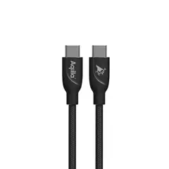 USB-C ledning 1 m Aqiila Braided USB-C to USB-C 240 W 1 m