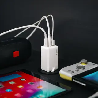 Vegglader 65 W Aqiila Chargebird W3 65W 2xUSB-C/USB-A