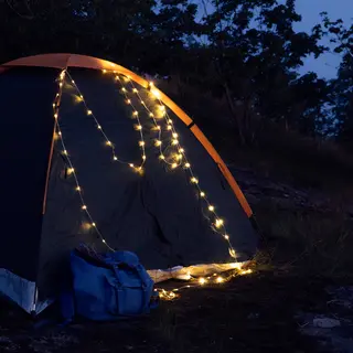 Teltlykt med lyslenke 250 lm Aqiila Lightbird BL2 Glowlight