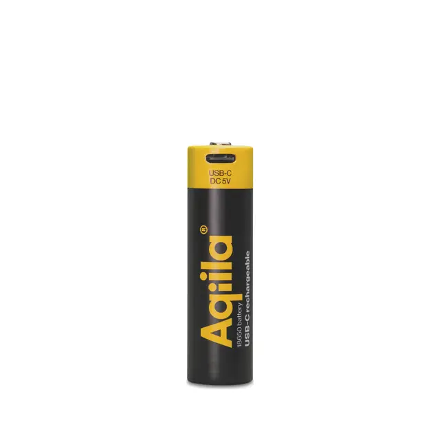 USB-batteri 18650 Aqiila USB Rechargable 18650 