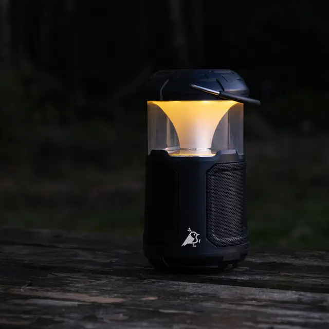 Teltlykt med høytaler Aqiila Soundbird B10 