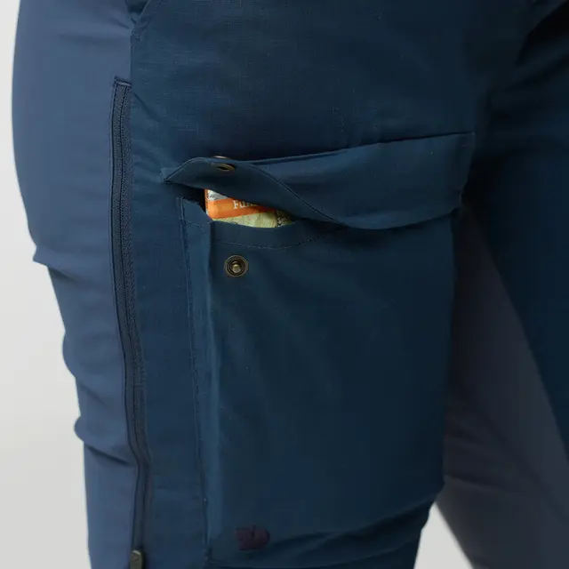 Lang bukse til dame S Fjällräven Abisko Hybrid Trai Long W 38 
