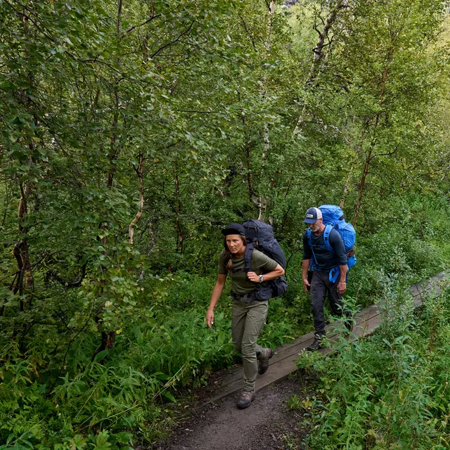 Bukse til dame XS Fjällräven Abisko Hybrid Trail W 36 625 