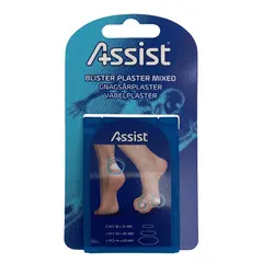 Gnagsårplaster Assist Blister Plaster Mixed 6 pk