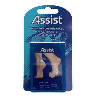 Gnagsårplaster Assist Blister Plaster Mixed 6 pk