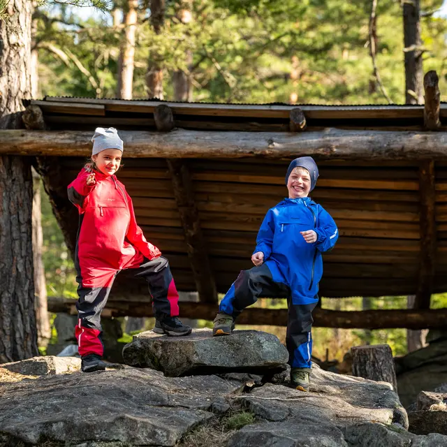 Utedress til barn 3 år Bergans Lilletind Coverall Kid 98 25739 