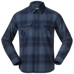 Skjorte til herre L Bergans Nordmarka Flannel Shirt M L 2569