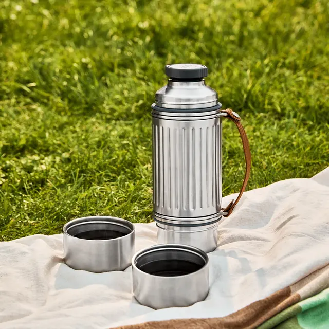 Termos 1 liter Black+Blum Explorer Flask Duo 1 L Grey 