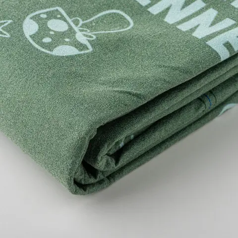 Turhåndkle M Bubel Towel Kløverlilje M Green